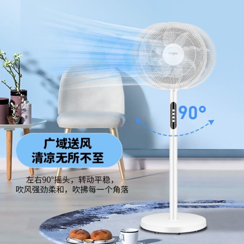 敭子新款電風扇大風力落地扇遙控立式電扇家用辦公室宿捨搖頭風扇