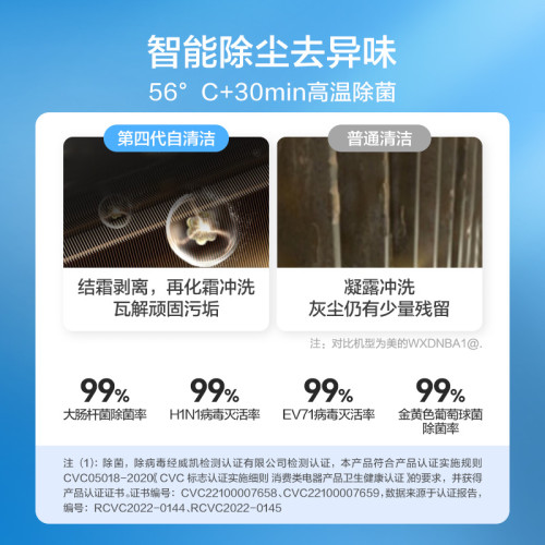Midea/美的 KFR-35GW/N8MXC1風尊空調掛機變頻冷暖大1匹1.5P