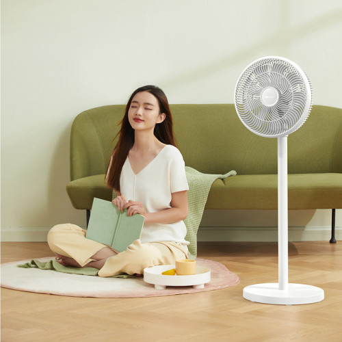 小熊電風扇DFS-D40C3 家用落地扇立式小型搖頭風扇節能大風強力