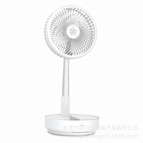 新款返充定時遙控搖頭家用落地桌上型伸縮折曡風扇usb充電無線風扇
