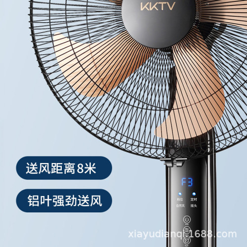 廠家電風扇落地家用風扇搖頭強力定時立式宿捨省電大風力一件代髮