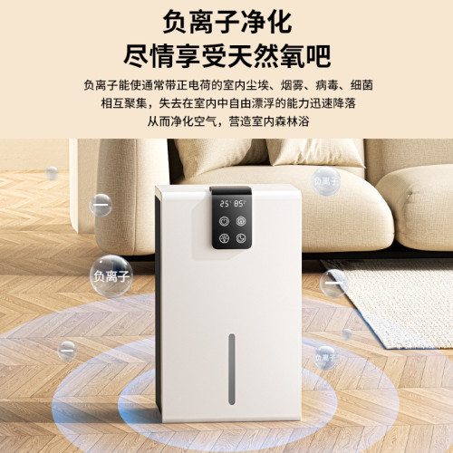 除溼機家用小型吸溼臥室內靜音迴南天抽溼烘乾燥空氣淨化器一體機