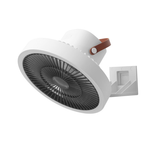 新款掛壁多功能便攜式帶燈款搖頭充電寶小風扇迷你桌面家用風扇