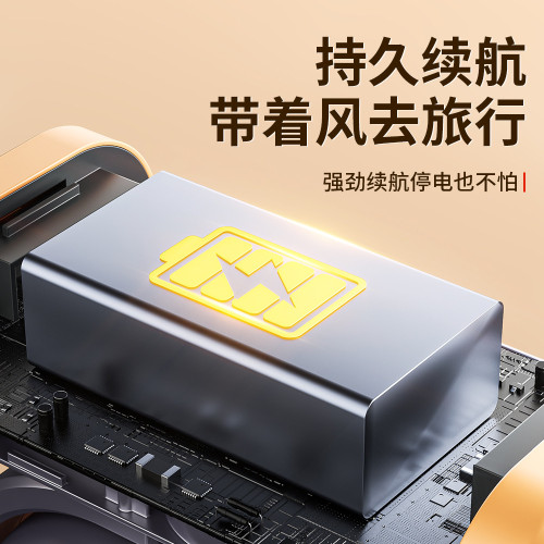 2025新款風扇戶外露營風扇多功能充電式循環扇帳篷露營燈usb風扇