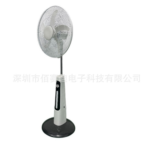 廠家直銷充電風扇戶外露營風扇18藍牙遙控外貿風扇16寸節能燈風扇