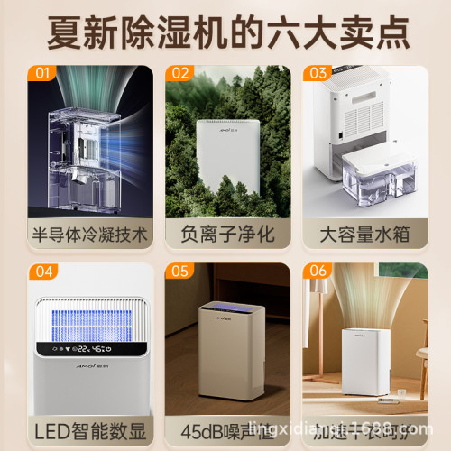 2025年新款家用抽溼機除溼器吸溼 室內地下室宿舍除溼機