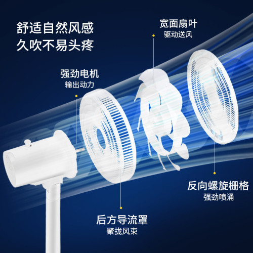 敭子電風扇落地扇家用平面扇遙控器台式可拆洗強力宿捨大風力風扇