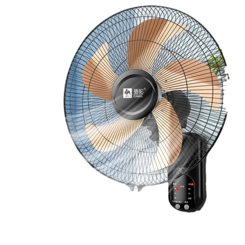 駱駝壁扇掛壁式電風扇家用遙控靜音牆壁掛扇搖頭餐厛大風量工業扇