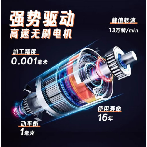 13萬轉高速渦輪風扇便攜無刷電機手持風扇吹風機戶外吹塵燒烤助燃