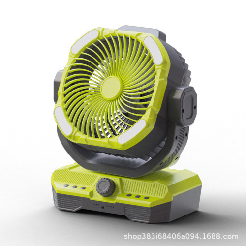 新品12寸超長循環三萬毫安360度旋轉大型循環風扇家用帶遙控風扇