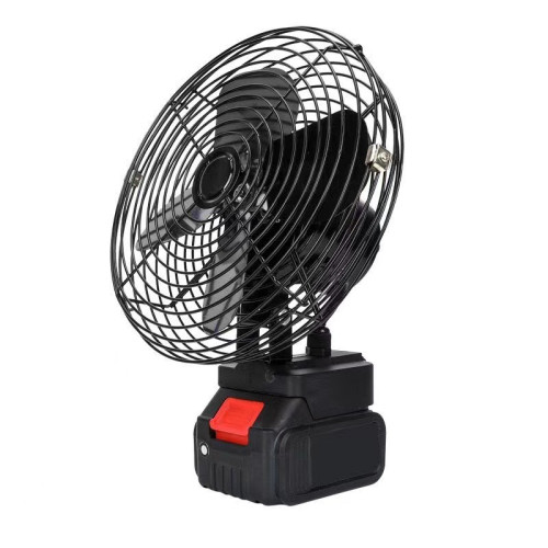便攜式鋰電池電風扇大風力風扇家用戶外露營垂釣風扇台式小型風扇