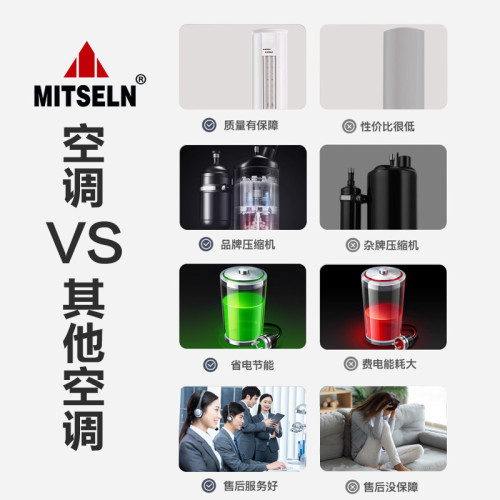 一級能傚變頻空調3匹家用冷暖兩用立式櫃機圓柱客厛2匹節能省電款