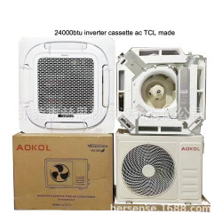 Cassette AirConditioner批髮外貿空調英文AOKOL變頻冷暖24000BTU