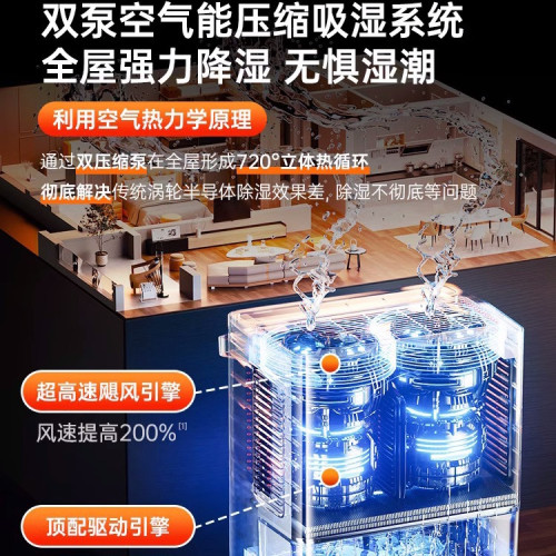 新款除溼機家用小型靜音臥室宿舍辦公地下室抽溼機除潮去溼吸溼器