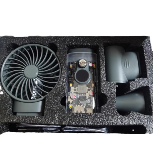 全新升級無刷暴力風扇手持渦輪雙頭可切換電池可拆卸應用廣泛野營