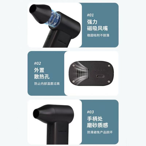 X5暴力渦輪手持大功率風扇工廠現貨戶外便攜多功能高速渦輪風扇