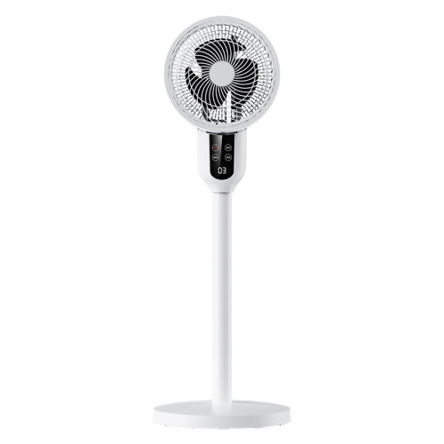 新品語音空氣循環扇家用靜音節能落地扇智能搖頭立式電風扇禮品
