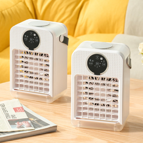 家用桌面USB水冷風扇噴霧電風扇加溼器臥室電風扇家用學生電風扇