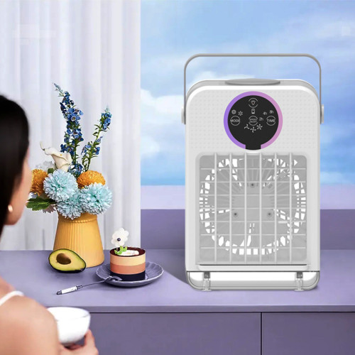 家用補水噴霧水冷風扇加溼風扇空調宿捨辦公電風扇USB制冷噴霧扇
