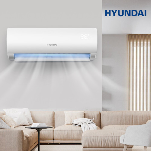 hyundai/韓國現代大1匹單冷壁掛式空調掛機家用快速制冷節能省電