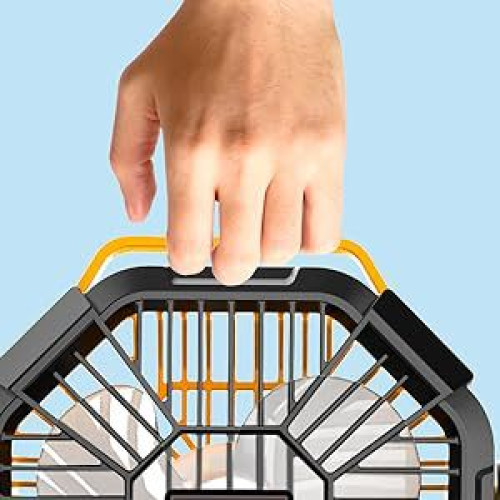 便攜式戶外露營燈戶外風扇 冷風機應急充電寶usb充電風扇超長續航