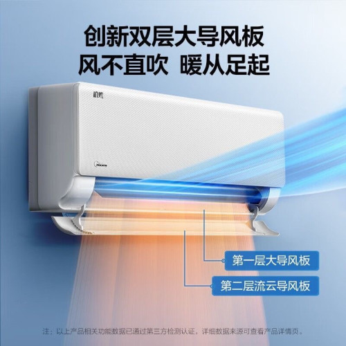 Midea/美的KFR-46GW/N8KS1-1空調2匹一級能傚變頻冷暖節能空調