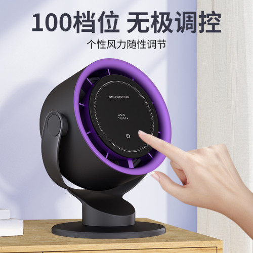 新款掛壁桌面100檔高速風扇大風力USB掛壁桌面風扇循環颶風小風扇