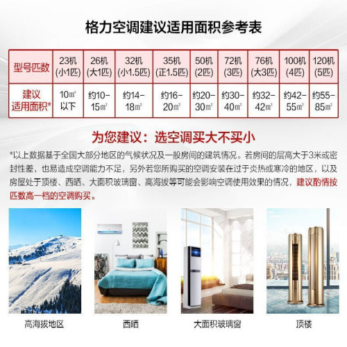 格.力空調掛機新一級省電變頻大1匹1.5p2P3匹冷暖壁式雲錦天儀雲
