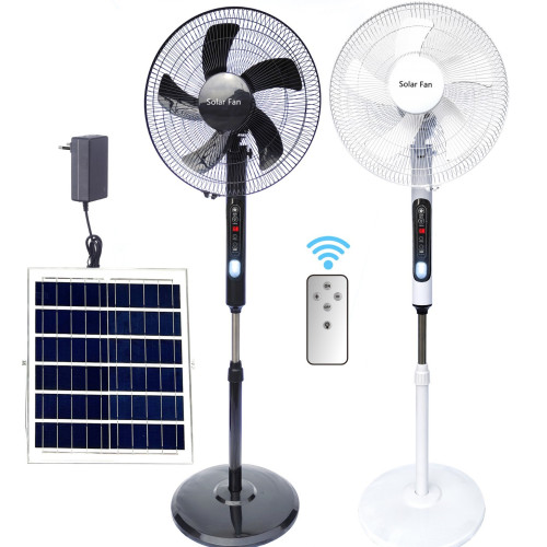 16寸Solar Fan太陽能落地大風力充電風扇家用戶外露營立式