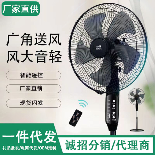 風扇落地式超靜音家用定時大風力立式扇強力風扇16寸落地電扇
