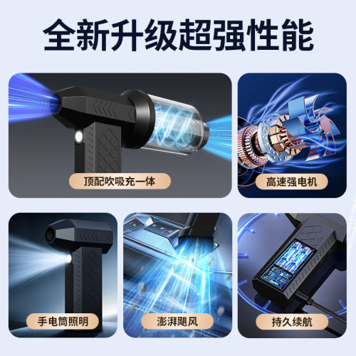 亞馬遜跨境暴力渦輪風扇高速增壓颶風渦輪風扇迷你野營戶外手持