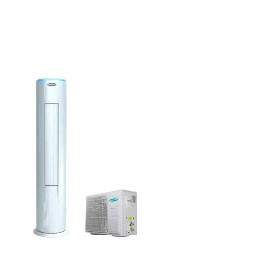 2匹3匹立式語音變頻一級圓柱冷暖客厛家用空調工廠直銷量大詳談
