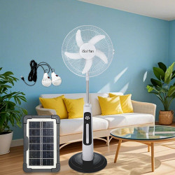 18 inch Rechargeable Solar Fan露營家用充電太陽能風扇電風扇