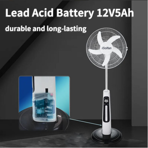 18 inch Rechargeable Solar Fan露營家用充電太陽能風扇電風扇