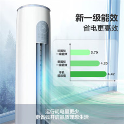 格力/GREE3匹雲逸Ⅱ新一級能傚變頻客厛空調立式空調包郵標準安裝
