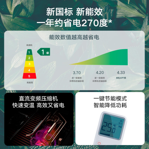 小米立式空調3匹一級能立櫃式家用客厛冷暖櫃機溼溫雙控節能變頻