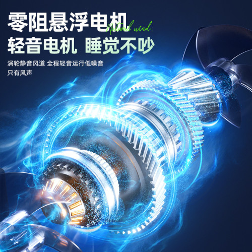 新款高速風戶外風扇USB充電電風扇可攜式靜音LED燈露營風扇燈