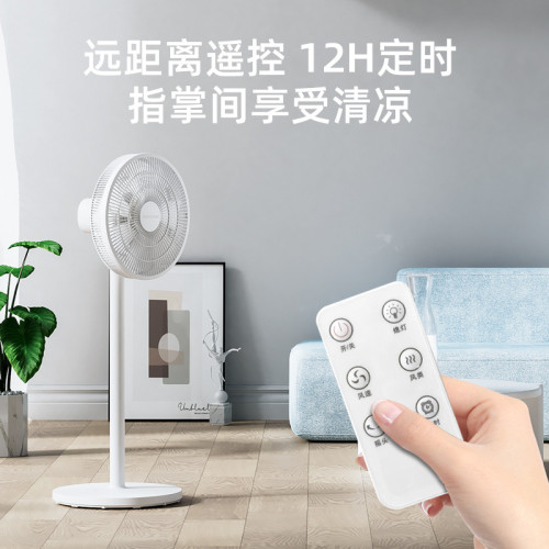 家用電風扇台地兩用三檔遙控定時8m遠距送風輕音省電PP搖頭落地扇