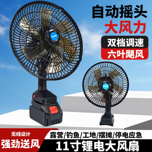 鋰電池電風扇適配大藝牧田東成大有威克士戶外露營擺攤便攜式風扇