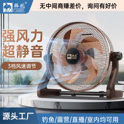 駱駝電風扇趴地扇 家用風扇 大風力戶外便攜式趴地扇落地電扇批髮