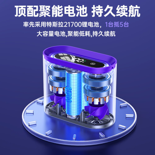 2025新款跨境掛腰風扇 戶外多功能照明大容量掛脖小風扇掛腰風扇