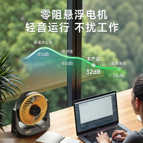 卡蛙戶外露營USB充電風扇搖頭便攜式床上帳篷辦公室桌面靜音風扇