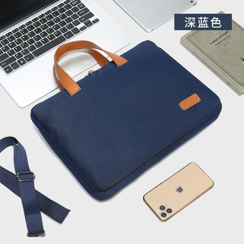 適用蘋果Macbook電腦包超薄手提電腦包斜背14寸15.6英寸筆電包