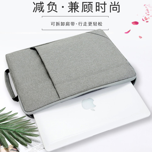 新款牛津布商務手提電腦包多隔層筆電內膽包辦公文件包