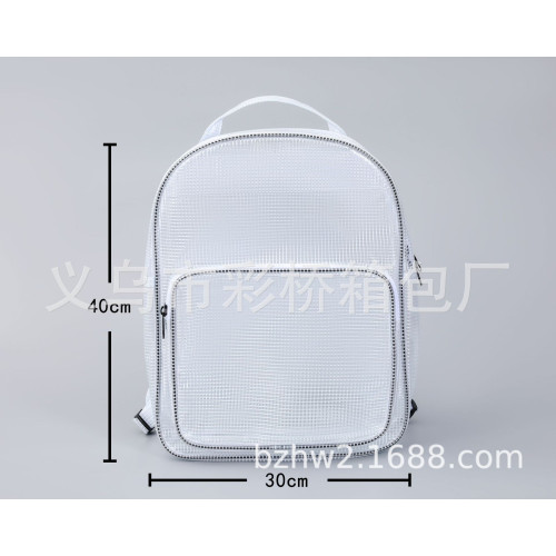 40*30*12  韓版17寸抗靜電無塵防水全網格雙肩電腦後背包工具包