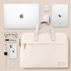 手提筆記型電腦包16寸斜背電腦筆電包14寸適用蘋果macbook13.