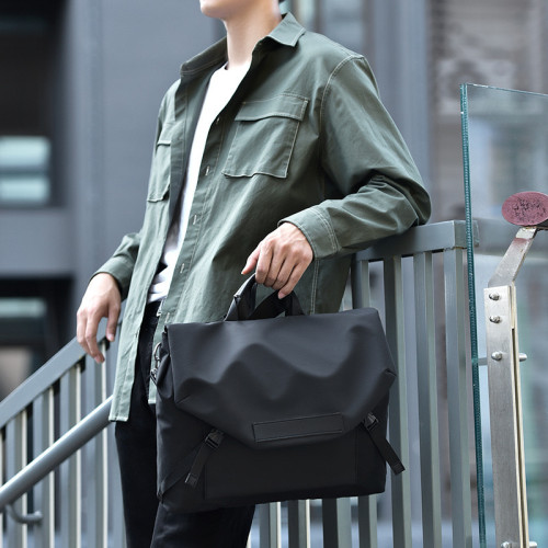 手提電腦包遊戯本斜後背包潮酷14寸筆電16寸女時尚韓版潮男單肩包
