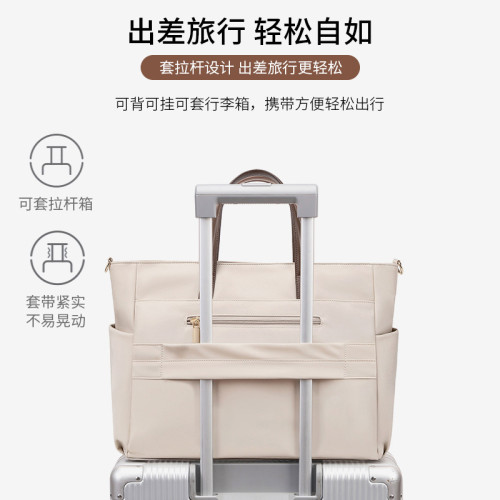 帆布托特包女新款秋冬上班通勤包時尚休閒輕便手提單肩包