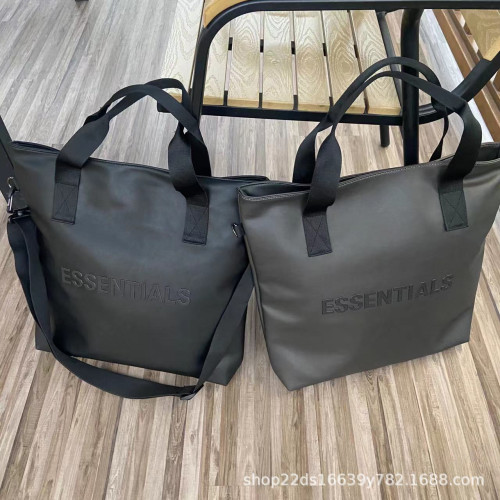 潮牌 FOG ESSENTIALS 復線手提單肩挎包 電腦包 pu包24ss