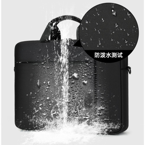 筆記型電腦包17寸新款手提商務單肩包斜背15.6寸包學生電腦包